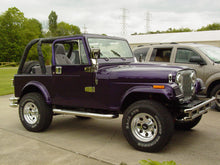 Load image into Gallery viewer, Jeep CJ Headlight Bezels Pair 72-86 CJ Polished Silver Kentrol