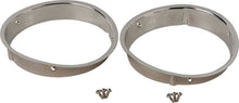 Load image into Gallery viewer, Jeep TJ Headlight Bezels Pair 97-06 Wrangler TJ Polished Silver Kentrol