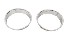Load image into Gallery viewer, Jeep TJ Headlight Bezels Pair 97-06 Wrangler TJ Polished Silver Kentrol