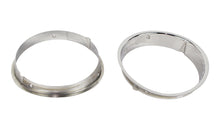 Load image into Gallery viewer, Jeep TJ Headlight Bezels Pair 97-06 Wrangler TJ Polished Silver Kentrol