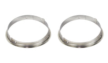 Load image into Gallery viewer, Jeep TJ Headlight Bezels Pair 97-06 Wrangler TJ Polished Silver Kentrol