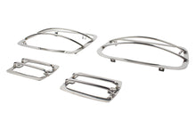 Load image into Gallery viewer, Jeep YJ Light Guard Set 4 Pieces 87-95 Wrangler TJ Polished Silver Kentrol