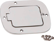 Load image into Gallery viewer, Jeep CJ/YJ Billet Style Gas Hatch 77-95 CJ and Wrangler YJ Polished Silver Kentrol