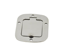 Load image into Gallery viewer, Jeep CJ/YJ Billet Style Gas Hatch 77-95 CJ and Wrangler YJ Polished Silver Kentrol