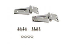 Load image into Gallery viewer, Jeep JK Hood Hinge Pair 07-18 Wrangler JK Polished Silver Kentrol