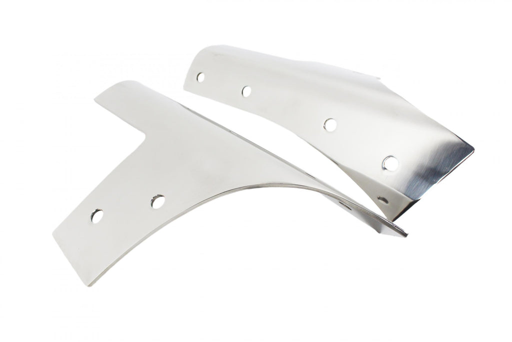 Jeep JK Windshield Supports Pair 07-18 Wrangler JK Polished Silver Kentrol