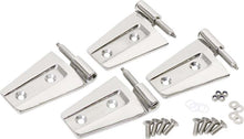 Load image into Gallery viewer, Jeep JK Door Hinge Set 4 Pieces 2 Door 07-18 Wrangler JK Polished Silver Kentrol