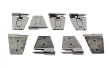 Load image into Gallery viewer, Jeep JK Door Hinge Set 8 Pieces 4 Door 07-18 Wrangler JK Polished Silver Kentrol