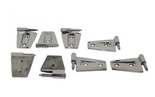 Load image into Gallery viewer, Jeep JK Door Hinge Set 8 Pieces 4 Door 07-18 Wrangler JK Polished Silver Kentrol