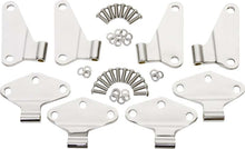 Load image into Gallery viewer, Jeep JK Body Door Hinge Set 8 Pieces 4 Door 07-18 Wrangler JK Polished Silver Kentrol