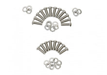Load image into Gallery viewer, Jeep JK Body Door Hinge Set 8 Pieces 4 Door 07-18 Wrangler JK Polished Silver Kentrol