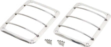 Load image into Gallery viewer, Jeep JK Taillight Guard Pair 07-18 Wrangler JK Polished Silver Kentrol