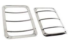 Load image into Gallery viewer, Jeep JK Taillight Guard Pair 07-18 Wrangler JK Polished Silver Kentrol