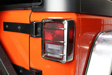 Load image into Gallery viewer, Jeep JK Taillight Guard Pair 07-18 Wrangler JK Polished Silver Kentrol