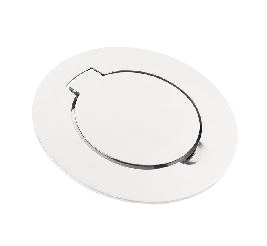 Jeep JK Billet Style Gas Hatch 07-18 Wrangler JK Polished Silver Kentrol