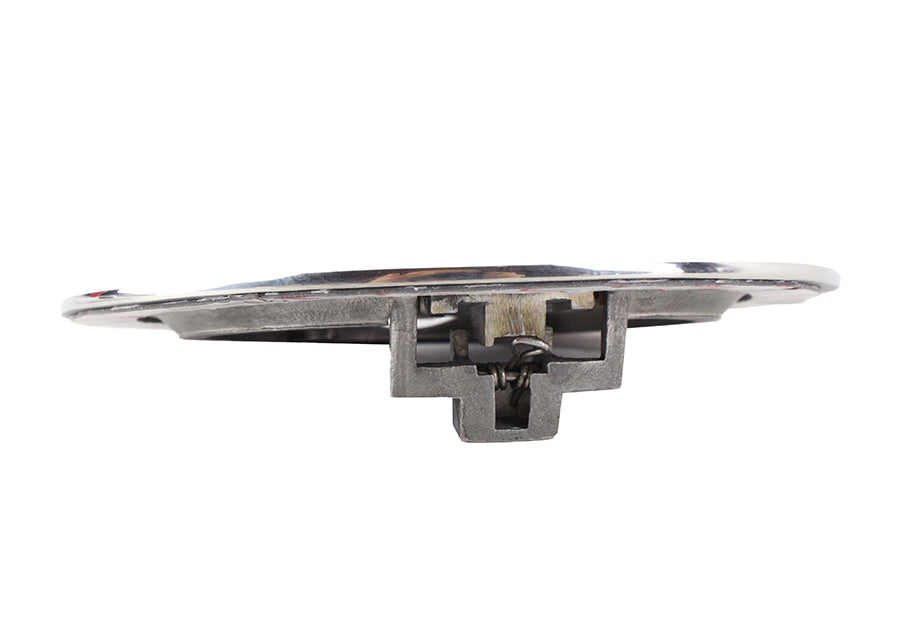 Jeep JK Billet Style Gas Hatch 07-18 Wrangler JK Polished Silver Kentrol