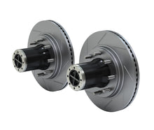 Load image into Gallery viewer, 07-18 Wrangler JK Tera CRD60 Front Axle 8-Lug Locking Hub Conversion Kit w/ Slotted Big Rotors TeraFlex
