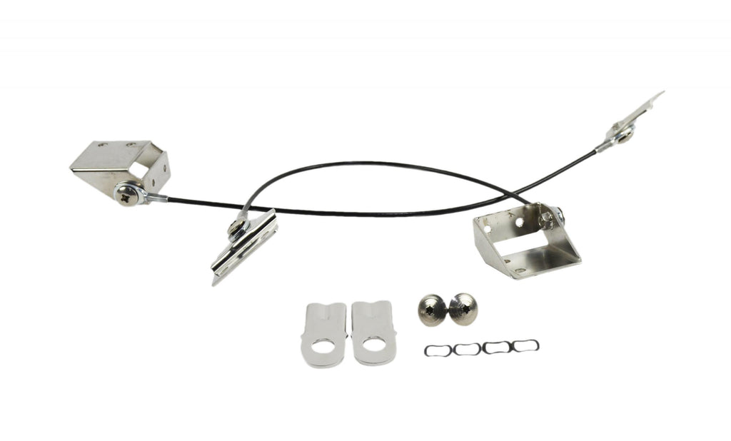 Jeep CJ Tailgate Pivot Latch Assembly Fiberglass Body 76-86 CJ Polished Silver Kentrol