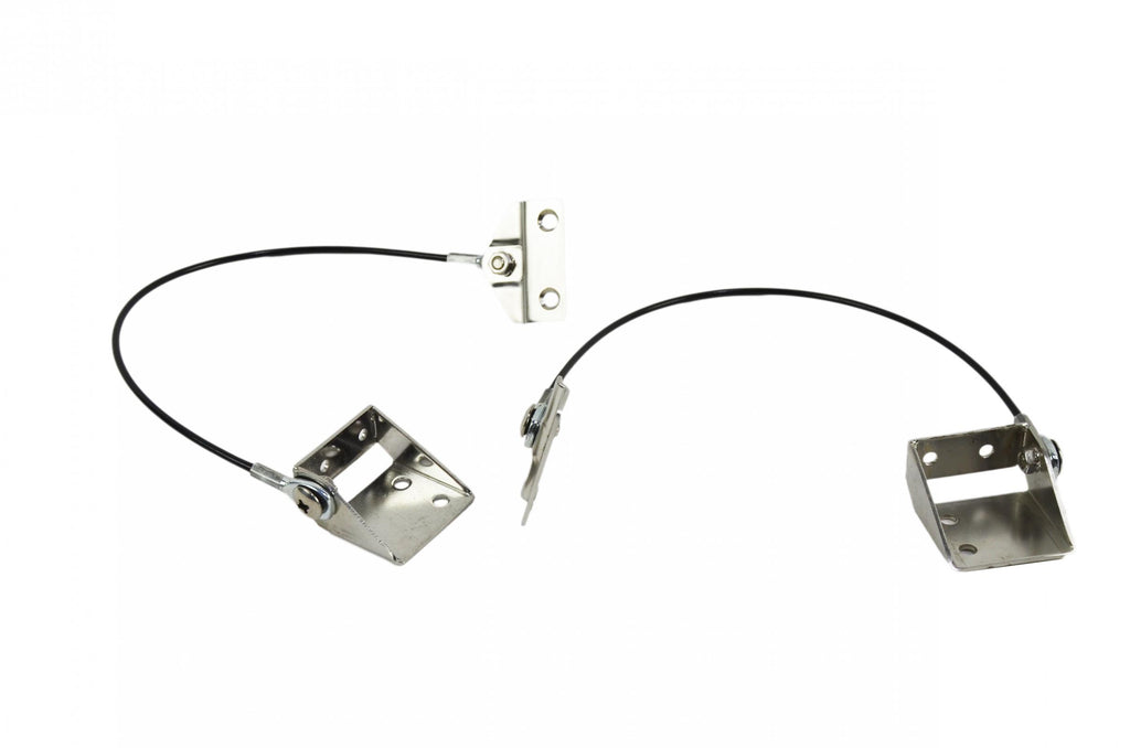 Jeep CJ Tailgate Pivot Latch Assembly Fiberglass Body 76-86 CJ Polished Silver Kentrol