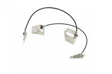 Load image into Gallery viewer, Jeep CJ Tailgate Pivot Latch Assembly Fiberglass Body 76-86 CJ Polished Silver Kentrol