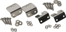 Load image into Gallery viewer, Jeep CJ Strut Rod Mounting Brackets 4 Pieces Fiberglass 72-86 CJ Polished Silver Kentrol
