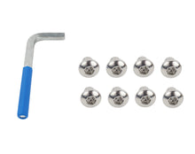 Load image into Gallery viewer, Jeep JK JK OEM Anti-Theft Door Nuts 4 Door 07-18 Wrangler JK Polished Silver Kentrol