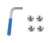 Load image into Gallery viewer, Jeep JK JK OEM Anti-Theft Door Nuts 2 Door 07-18 Wrangler JK Polished Silver Kentrol