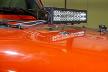 Load image into Gallery viewer, Jeep Wrangler Hood Bumper Deletes For 97-19 Wrangler JK/TJ Polished Stainless Steel Kentrol