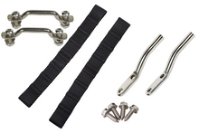 Load image into Gallery viewer, Jeep CJ/YJ Door Strap Kit For 76-95 Jeep CJ/YJ Polished Stainless Steel Kentrol