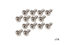 Load image into Gallery viewer, Jeep Windshield Bolts For 97-06 Wrangler 14 Pack Stainless Kentrol