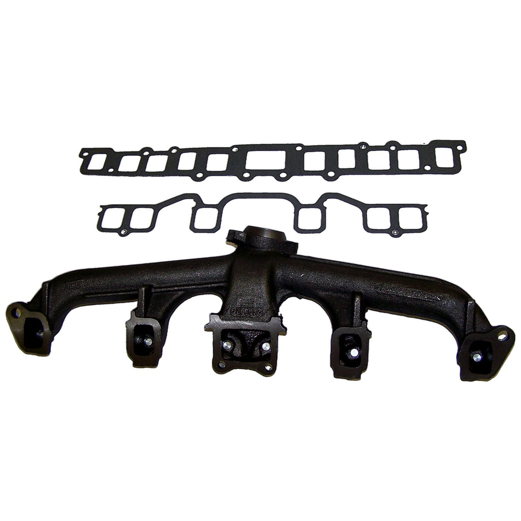 Exhaust Manifold & Gasket Kit for Jeep Select 80+ CJs, YJ, SJ, J-Series w/ 4.2L Crown Automotive