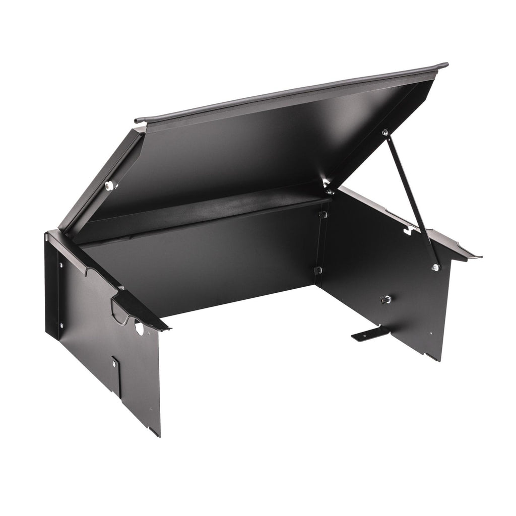 Deluxe Cargo Enclosure - 18-23 Wrangler JL {21-23 Exc. 4XE} w/o OEM Subwoofer Rear Seats Must Be Removed on 2-Door Models Black Tuffy Security Products