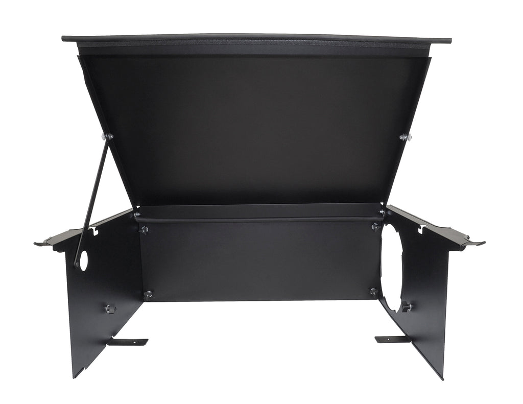 Deluxe Cargo Enclosure - 18-23 Wrangler JL {21-23 Exc. 4XE} 4-Door w/ OEM Subwoofer Black Tuffy Security Products