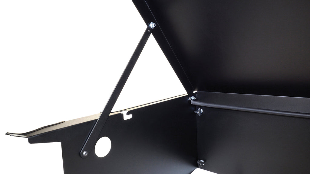 Deluxe Cargo Enclosure - 18-23 Wrangler JL {21-23 Exc. 4XE} 4-Door w/ OEM Subwoofer Black Tuffy Security Products