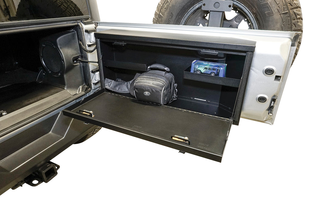 Tailgate Lockbox - 07-18 Wrangker JK Standard Panel Black Tuffy Security Products