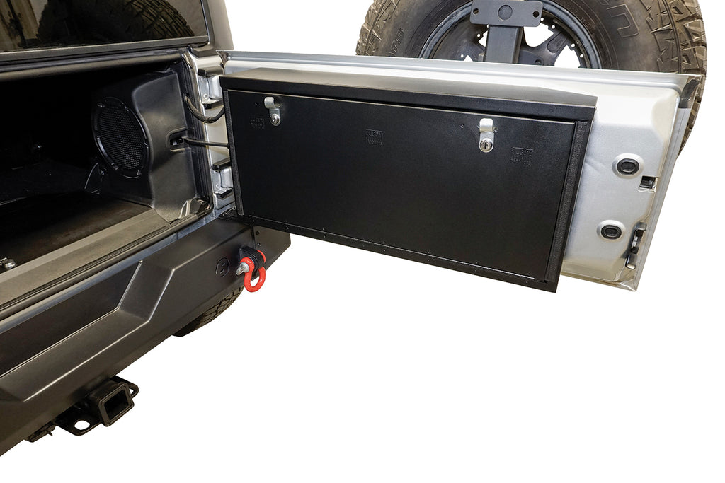 Tailgate Lockbox - 07-18 Wrangker JK Standard Panel Black Tuffy Security Products