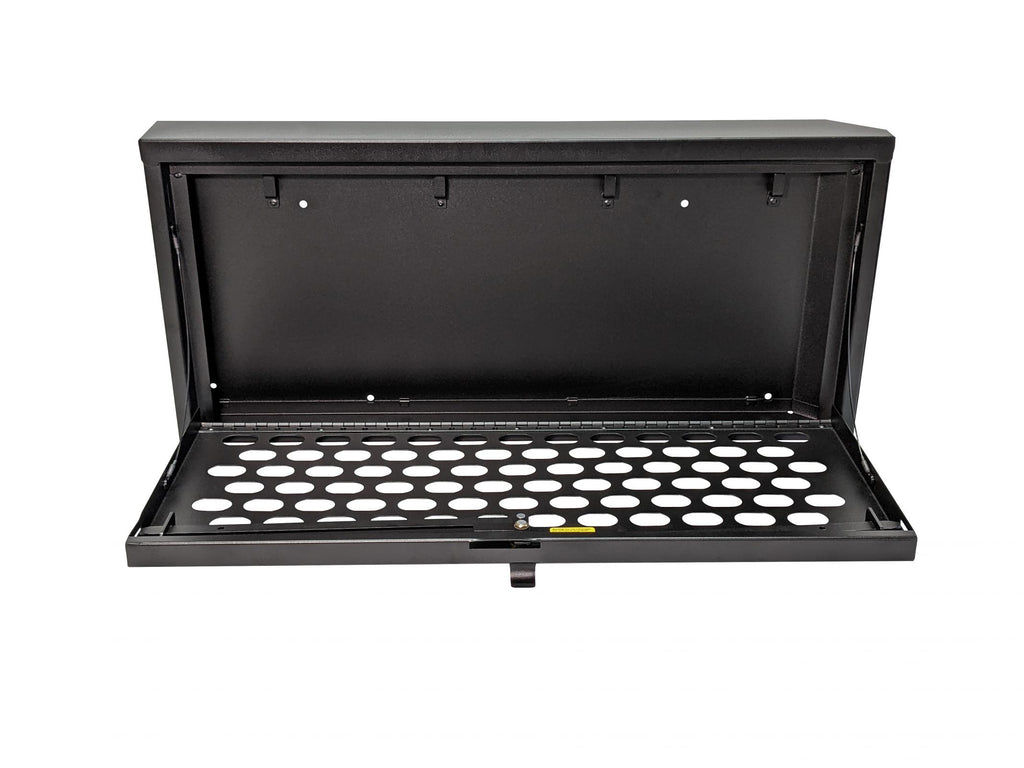 Tailgate Lockbox - 18-23 Wrangler JL MOLLE Panel Black Tuffy Security Products
