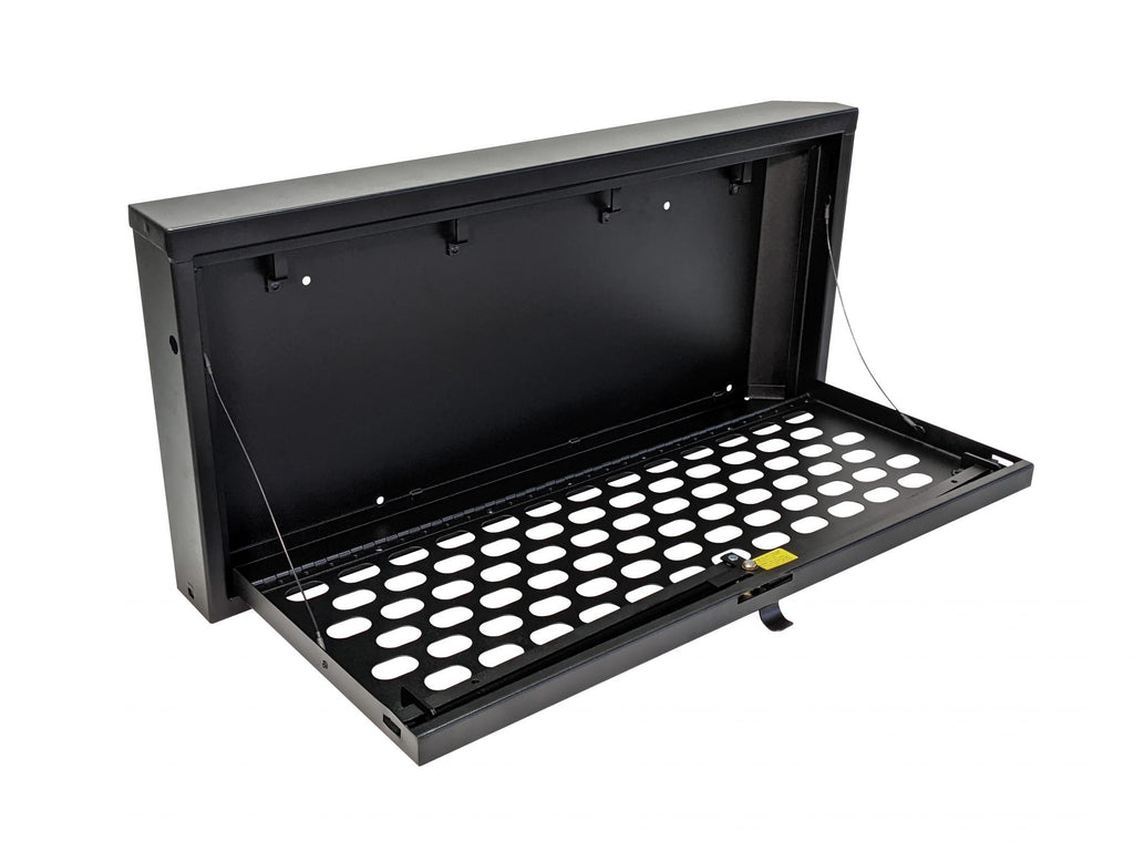 Tailgate Lockbox - 18-23 Wrangler JL MOLLE Panel Black Tuffy Security Products