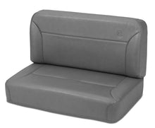 Load image into Gallery viewer, Jeep Seats Trailmax II Fixed-Back Rear Bench Seat For Jeep 1955-1983 CJ5 Charcoal/Gray Bestop