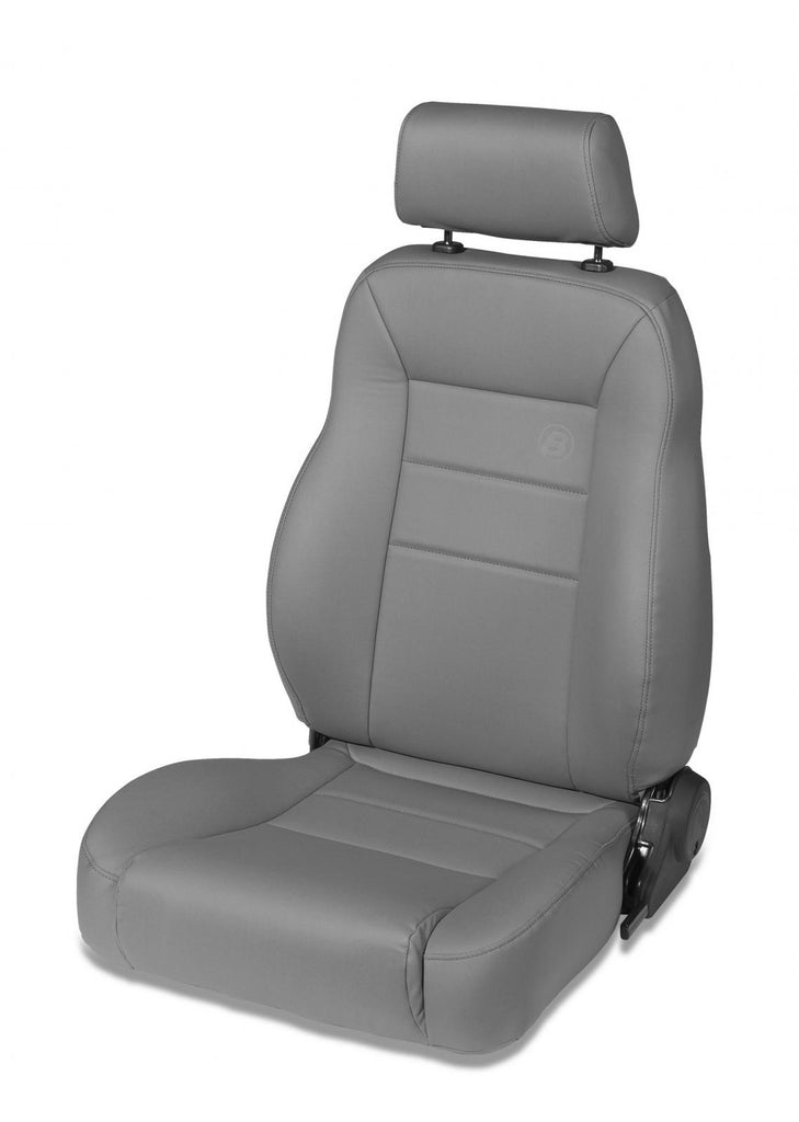 Jeep Seat Trailmax II Pro Front Passenger Seat For Jeep 1976-1986 CJ7 All Vinyl Charcoal/Gray Bestop