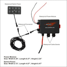 Load image into Gallery viewer, Voswitch UV100 Universal 8 Gang Programmable Switch Panel for Truck / UTV / Side by Side / Boat