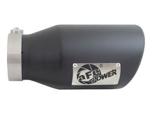 Load image into Gallery viewer, aFe Diesel Exhaust Tip Bolt On Black 4in Inlet x 6in Outlet x 12in