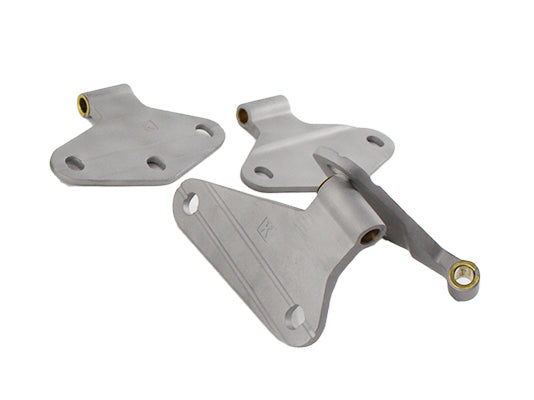 Jeep JK Body Door Hinge Set 4 Pieces 2 Door 07-18 Wrangler JK Bare Grey Kentrol