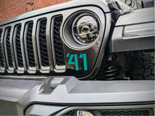 Load image into Gallery viewer, '41 Decal Pair-Willys Inspired- Fits Jeep Wrangler  &amp; Gladiator Grille Decal-Pair