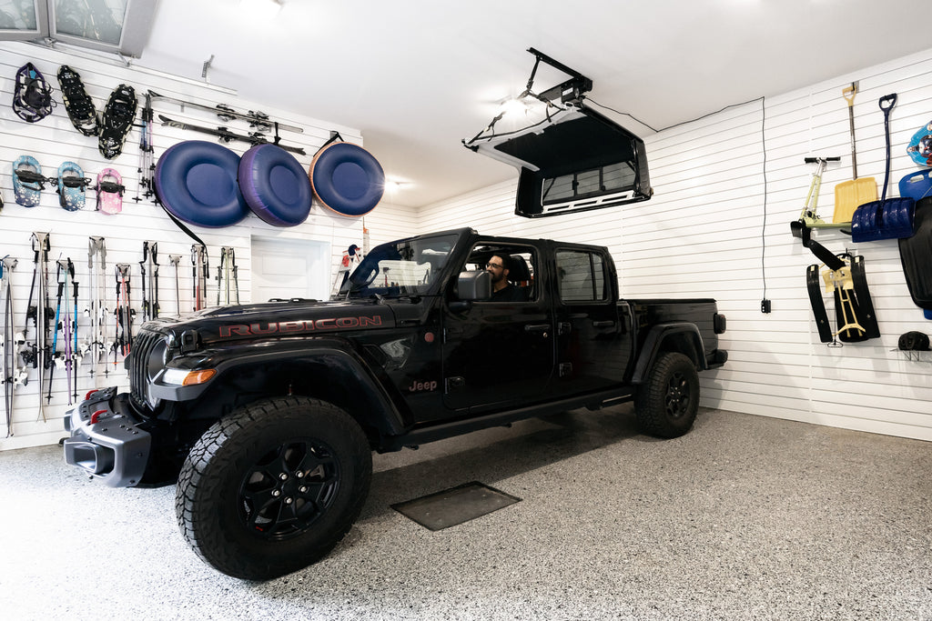 HOSS Hardtop Hoist Jeep 2018-26 Wrangler JL Black Bestop
