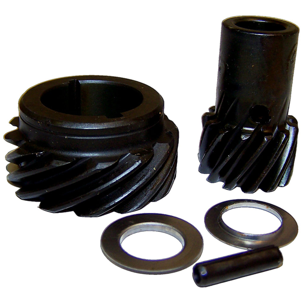 Distributor and Gear Kit for 1971-1991 Jeep CJs, SJ, J-Series, C101 w/ V8 Engine Crown Automotive
