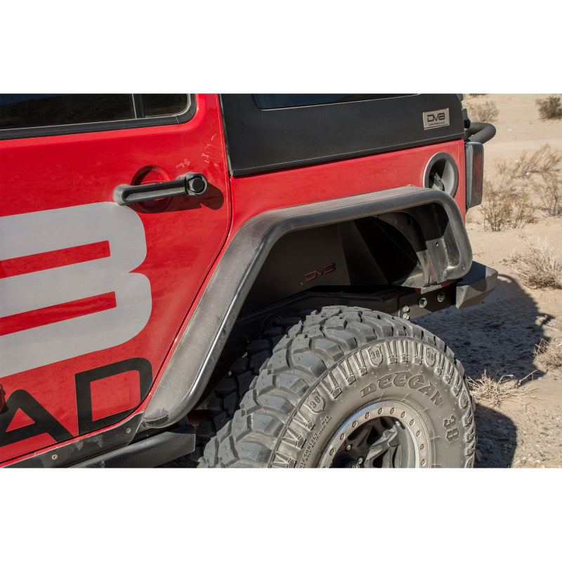 DV8 Offroad 07-18 Jeep Wrangler JK Front & Rear Flat Tube Fenders