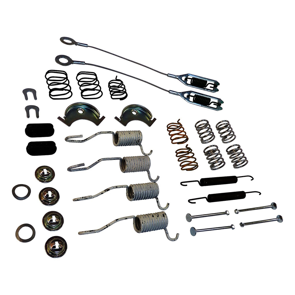 Rear Drum Brake Hardware Kit for 90-06 Jeep YJ, TJ, XJ, MJ, w/ 9 Inch Brakes Crown Automotive