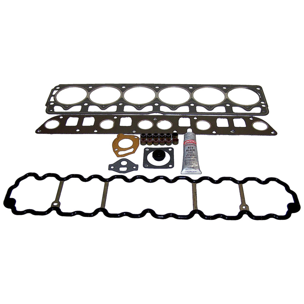 4.0L Engine Upper Gasket Set for 1991-1999 Jeep TJ, YJ, XJ, MJ, ZJ, ZG w/ 4.0L Crown Automotive