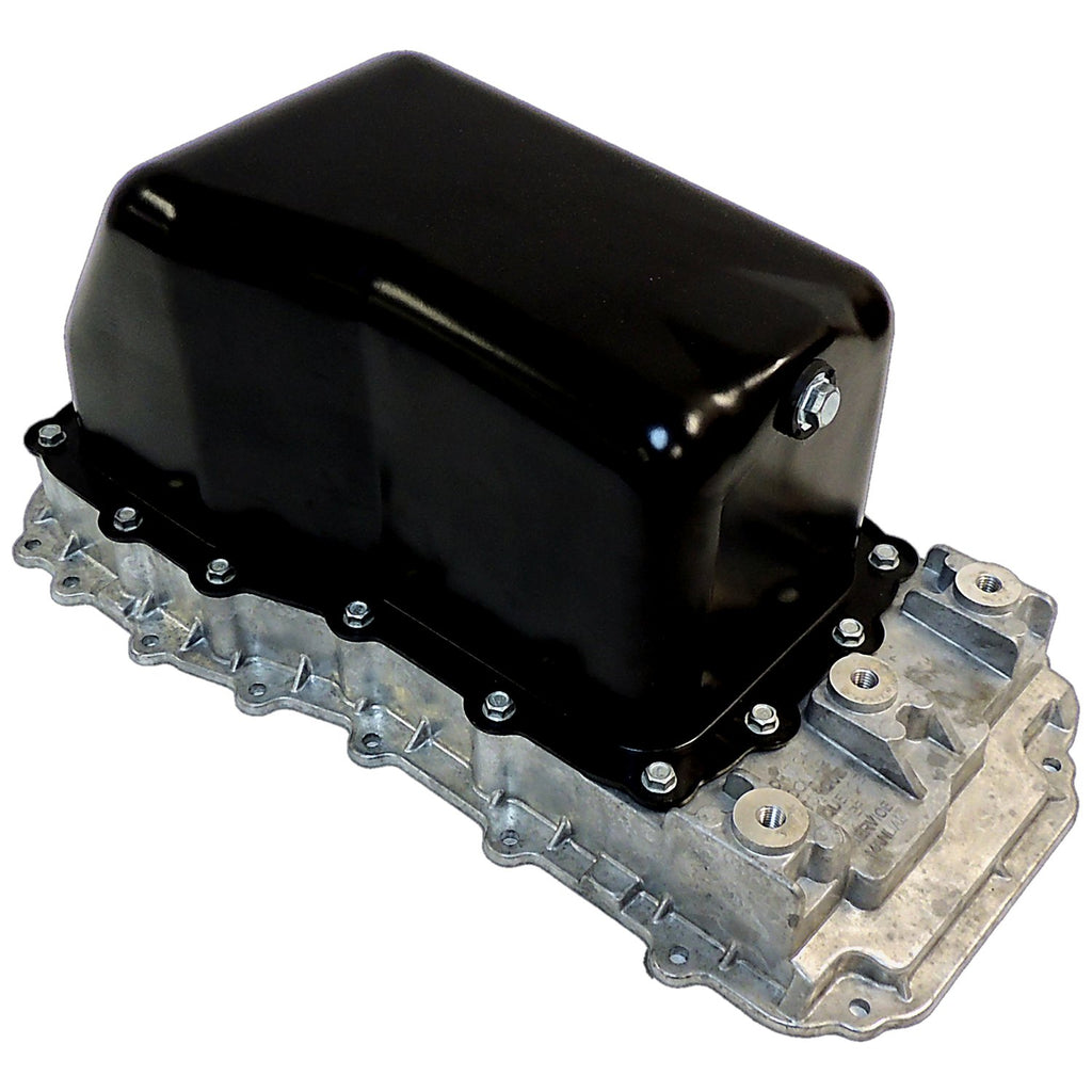 Upper and Lower Oil Pan for 2007-2011 Jeep JK Wrangler w/ 3.8L Engine Crown Automotive